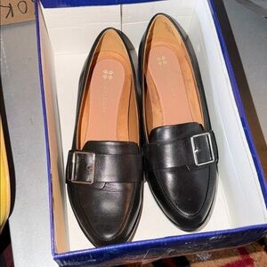 ❗️BN❗️Naturalizer Black Leather Loafers